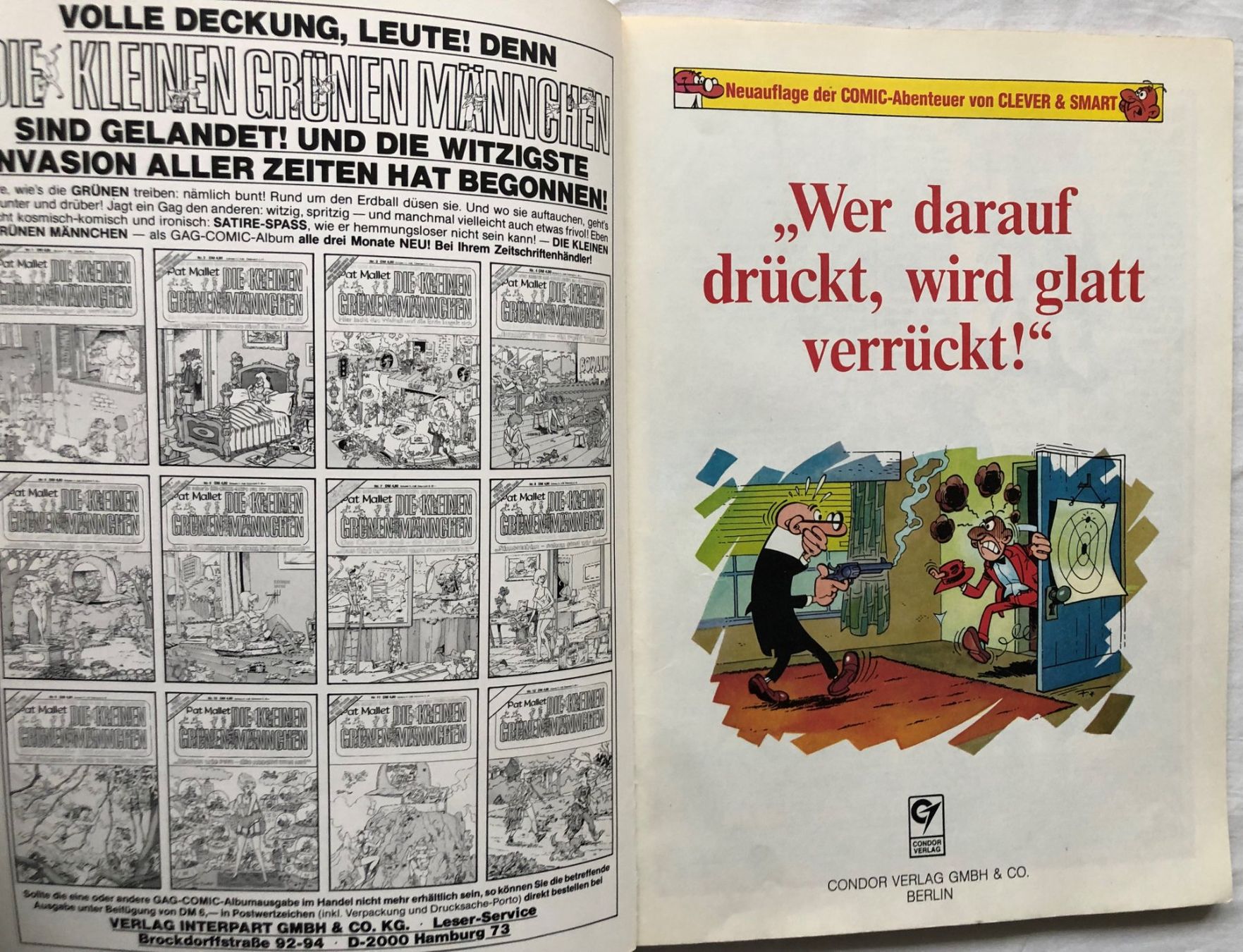 Fumetti: CLEVER & SMART - Nr.46 - 2.Auflage – Usato da Schaffhausen venduto da durruti 1