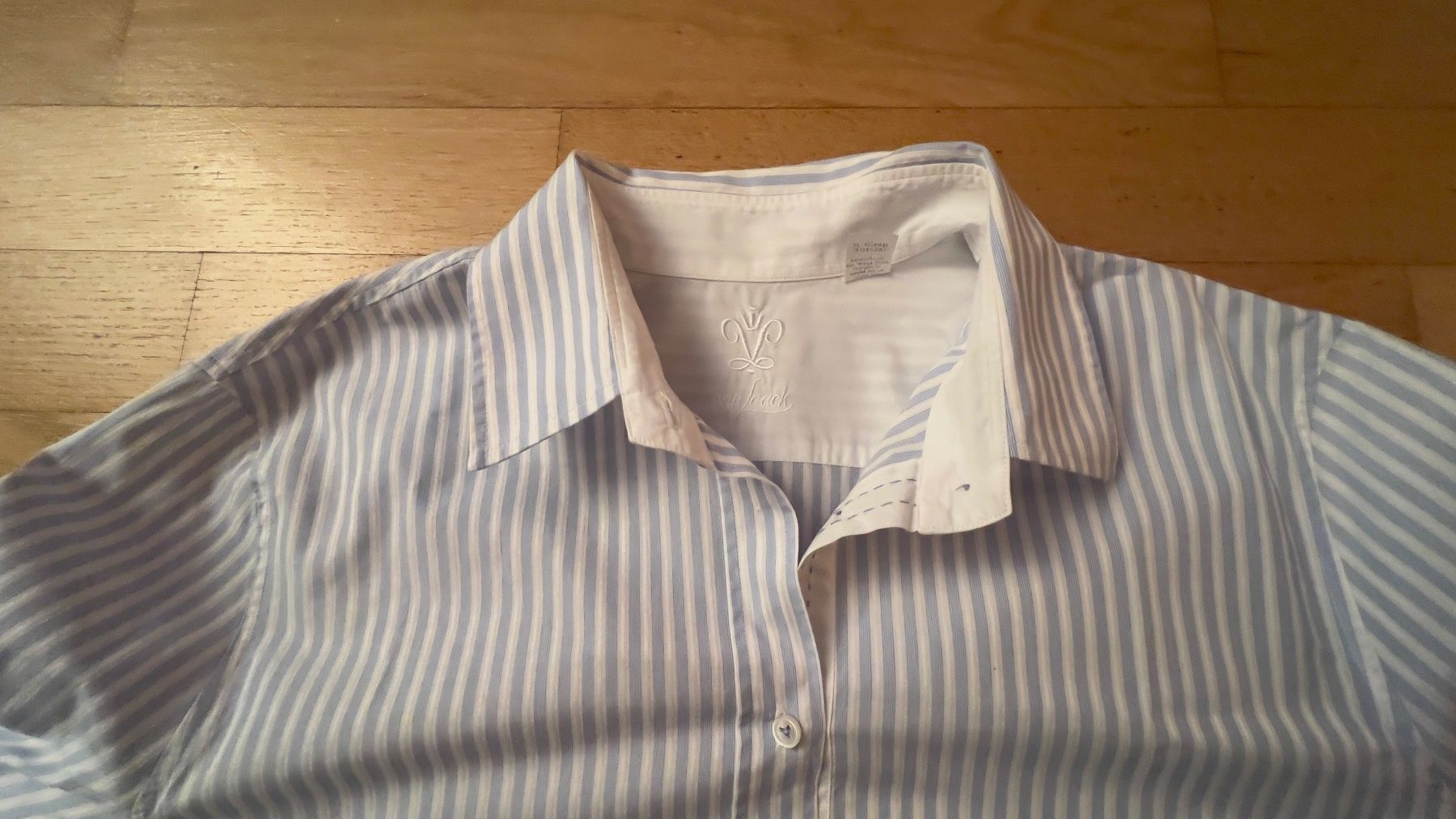 Van Laack Camicette: Van Laack Sommerbluse, gestreift, Grösse 44 – Nuovo (secondo la descrizione) da Küsnacht ZH venduto da Gila1983 2