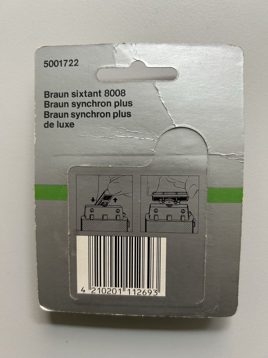 Braun Rasoi & Lamette da barba: Braun Rasierer Schneidekopf – Usato da Liestal venduto da schnugger69 1