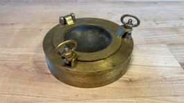 Maritimer Aschenbecher Messing Bullauge gebraucht