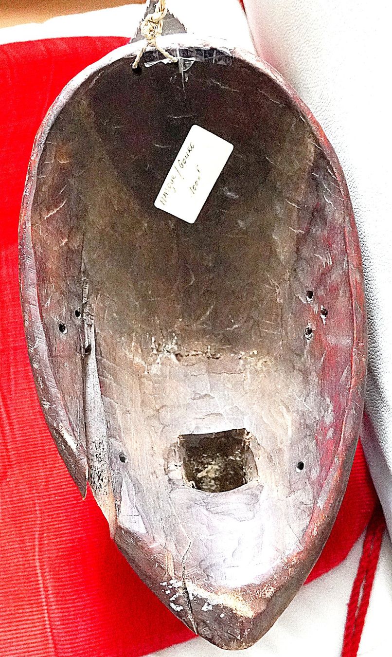 Arte internazionale: Baule Maske Elfenbeinküste gross – Usato da Baar venduto da 2cvbaar 3