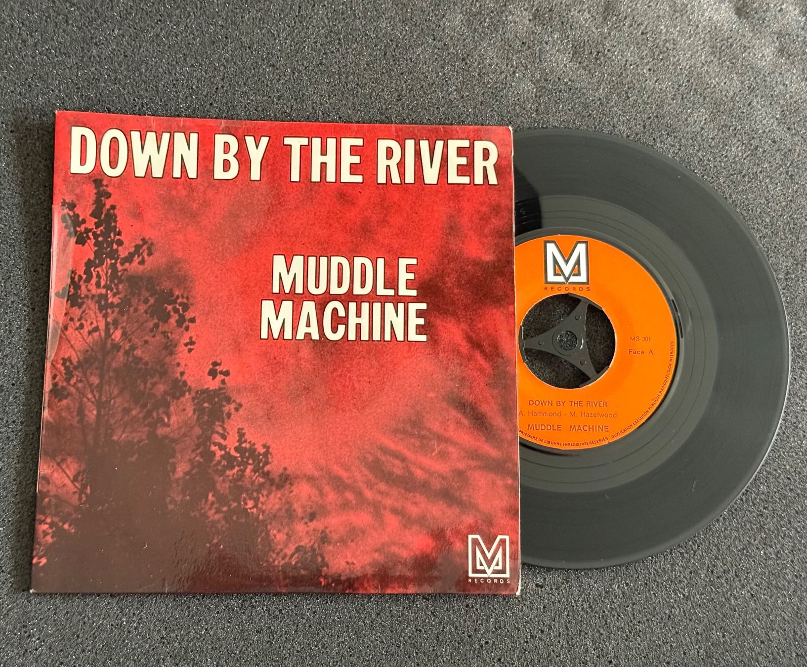 Dischi in vinile: Muddle Machine – Down By The River - Vinyle 7" – Usato da Denges venduto da peumens