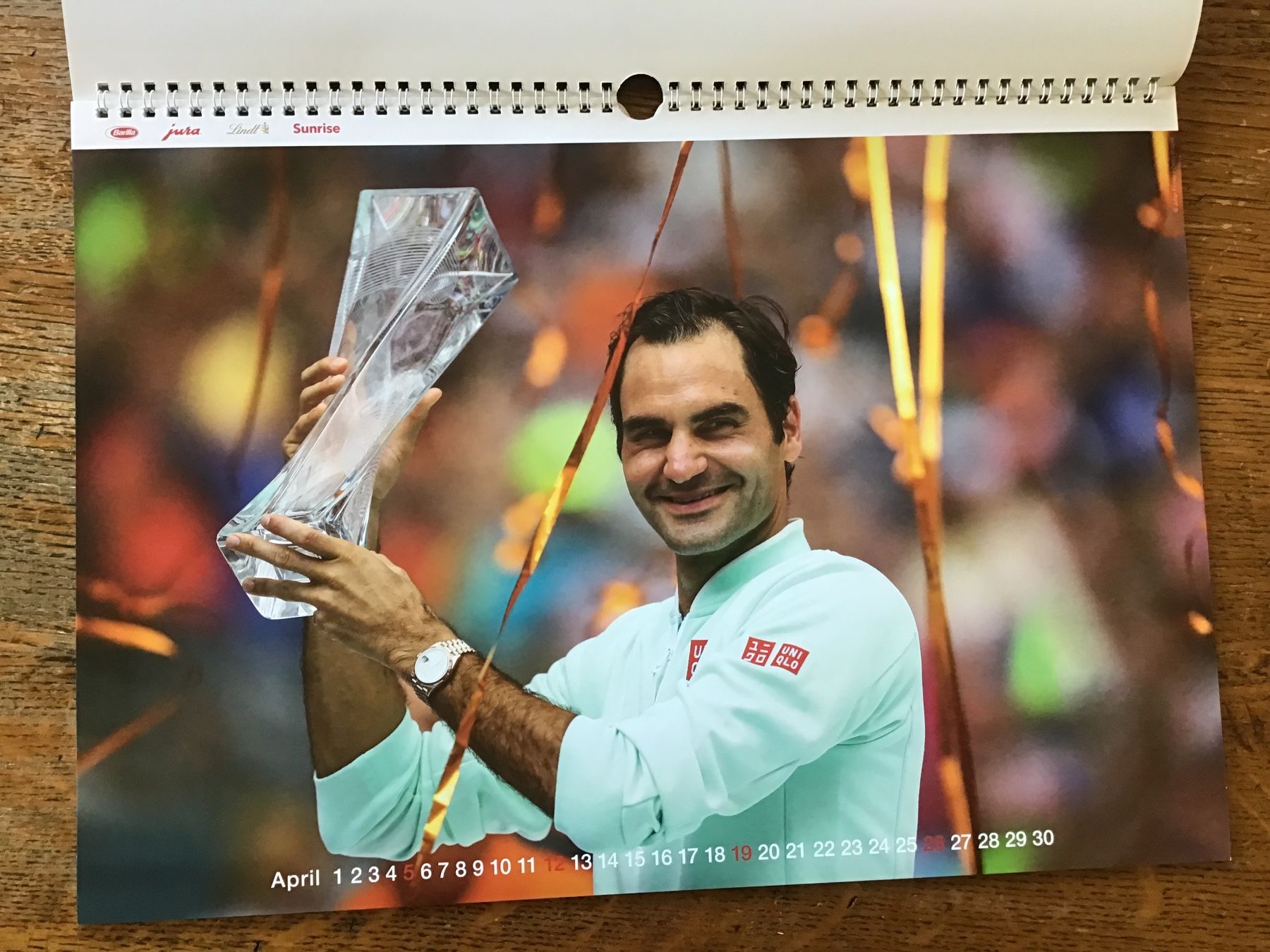 Calendari: Calendrier officiel Roger Federer 2020 – Usato da Fully venduto da Ruby97 2