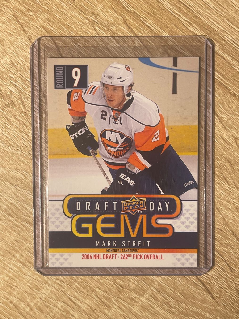 NHL Carte collezionabili: Upper Deck Draft Day Gems Mark Streit New York Islanders – Usato da Thun venduto da Suomitiger