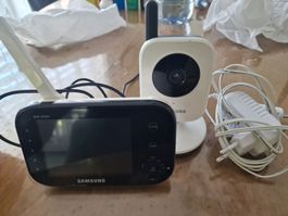 Samsung Babyphone SEW-3036W mit Kamera und Netzteil