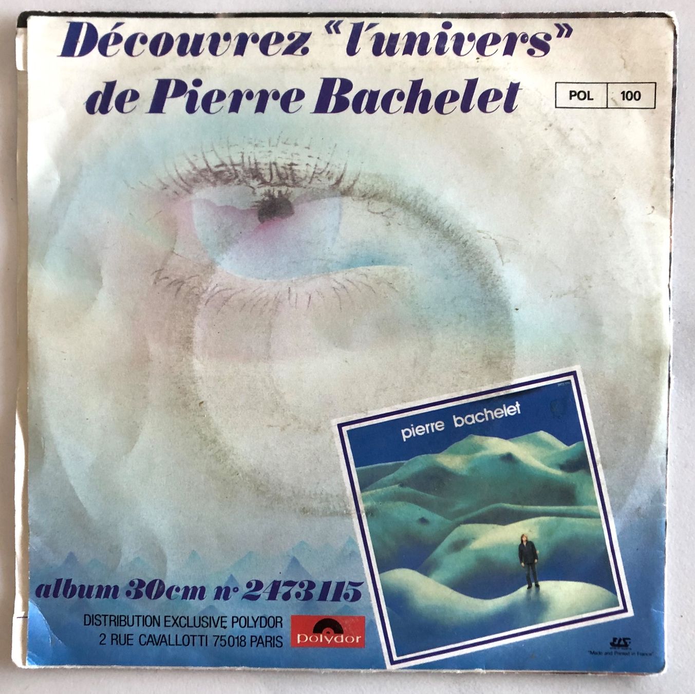 Dischi in vinile: PIERRE BACHELET - ELLE EST D'AILLEURS – Usato da Poliez-Pittet venduto da Newtown-Records 1