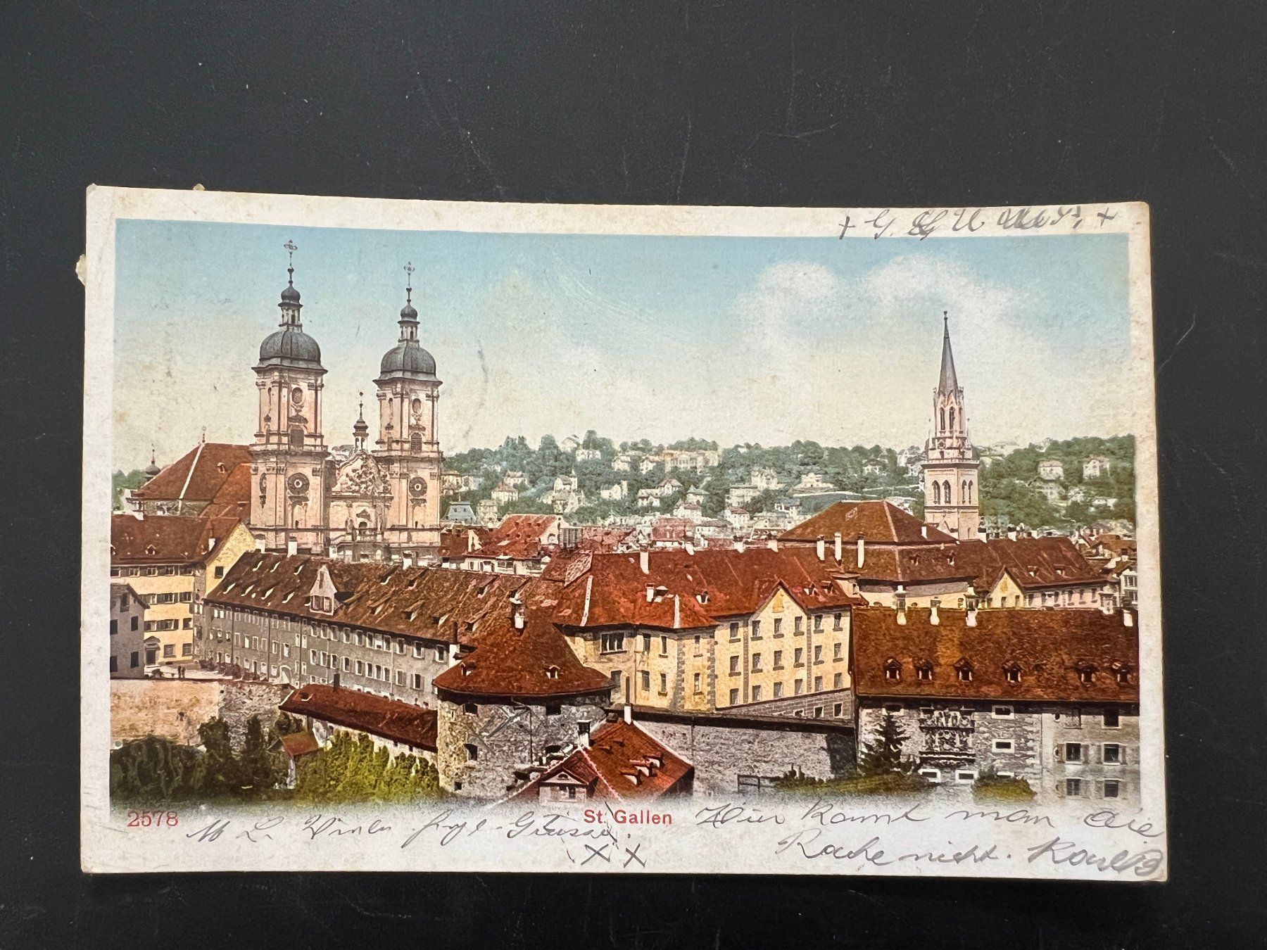 Ansichtskarten: AK   1905 St. Gallen    (G801) – Gebraucht aus Hinwil von Sidi4