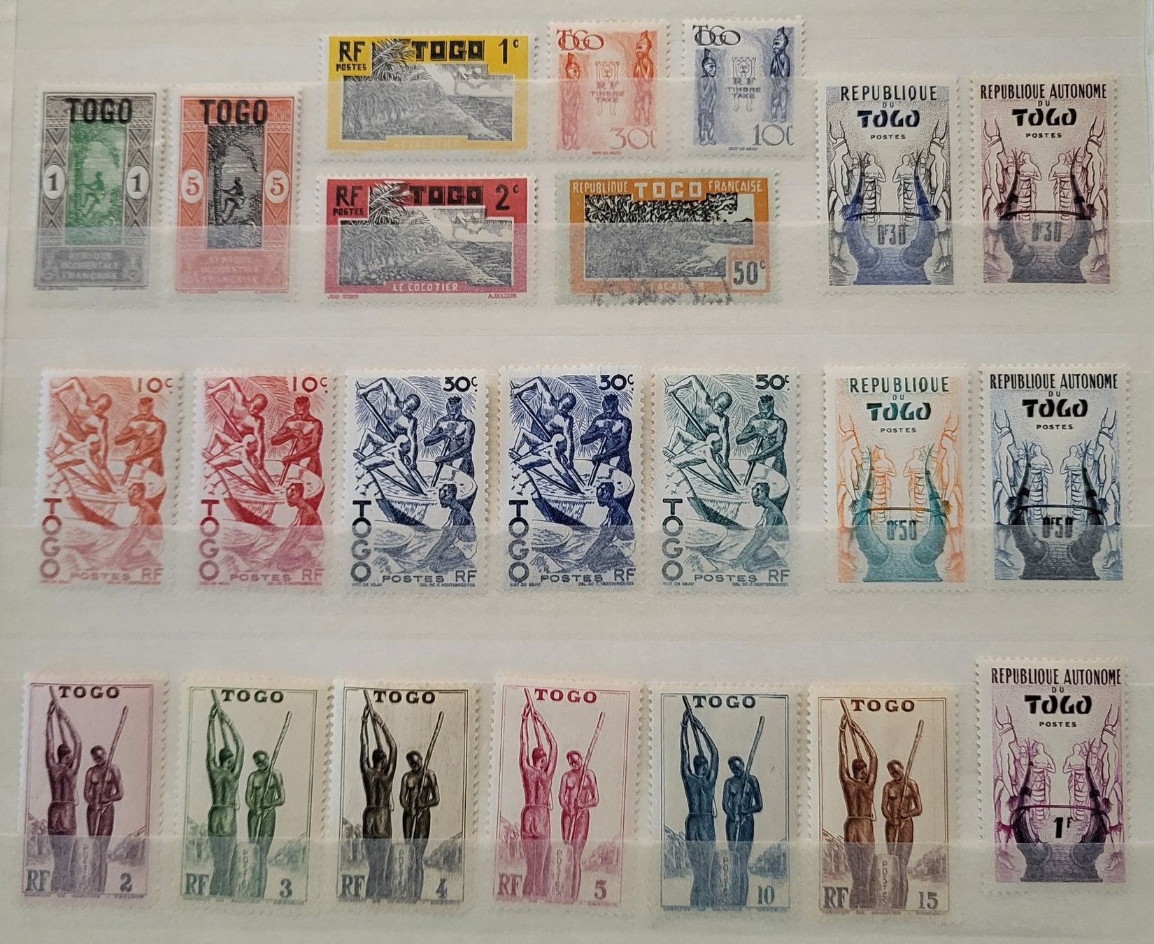 Tous les timbres: Togo, Lot – Neuf (Voir description) à Castione par Rx-stamps