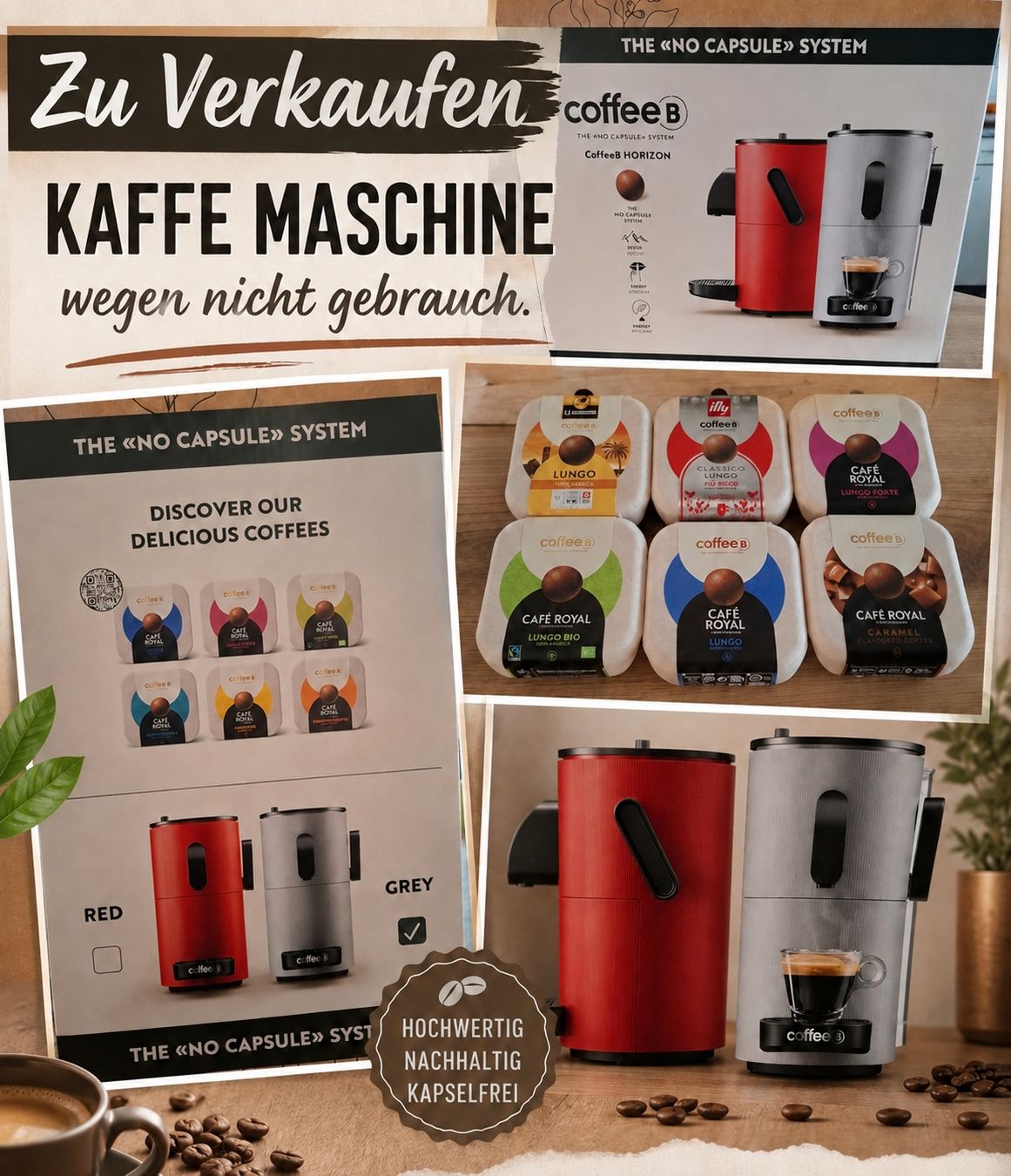 Coffee B Macchine per caffè & Macchine per espresso: Zu Verkaufen Kaffemaschine – Nuovo e nell'imballaggio originale da Ebnet venduto da stefisa