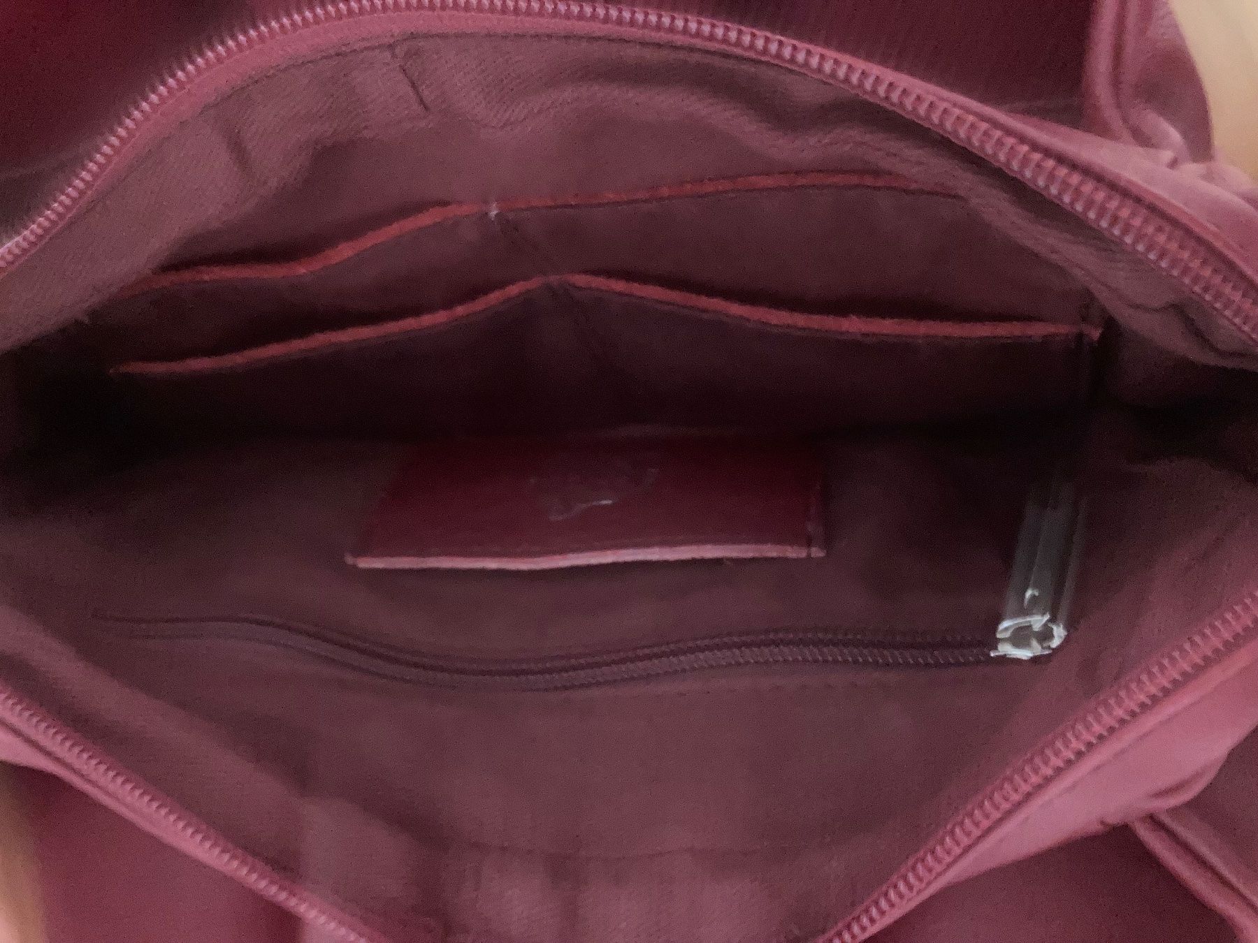 Bruno Rossi Borse da donna: Bruno Rossi Leder Handtasche, Weinrot – Usato da Geroldswil venduto da schaelli-1 6