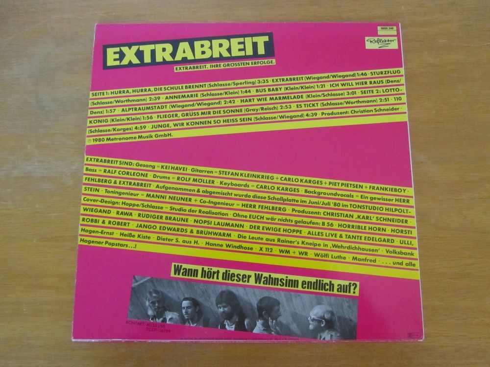 EXTRABREIT: Ihre Grössten Erfolge (Gebraucht) in Seengen für CHF 7 ...
