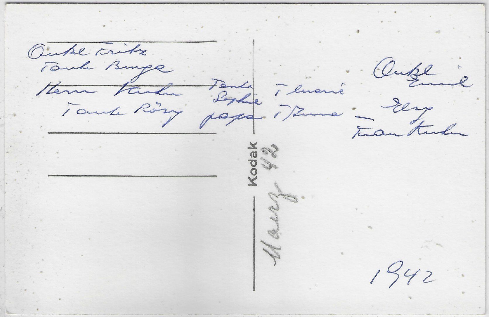 Cartoline postali: Familien-Treffen 1942 – Usato da Ettingen venduto da Kartenplanet 1
