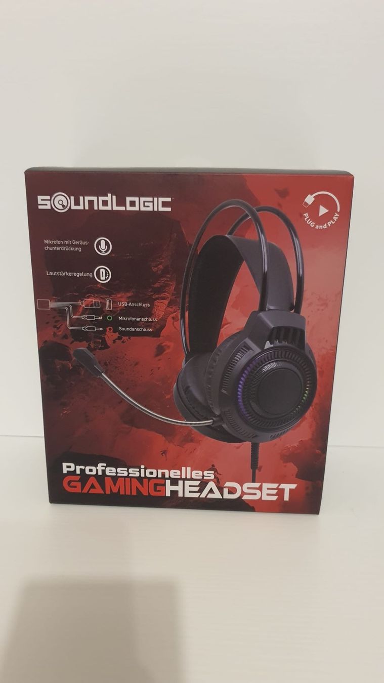 Cuffie: Casque Gaming Soundlogic avec Micro et LED – Nuovo e nell'imballaggio originale da La Tour-de-Peilz venduto da cod_9hq5