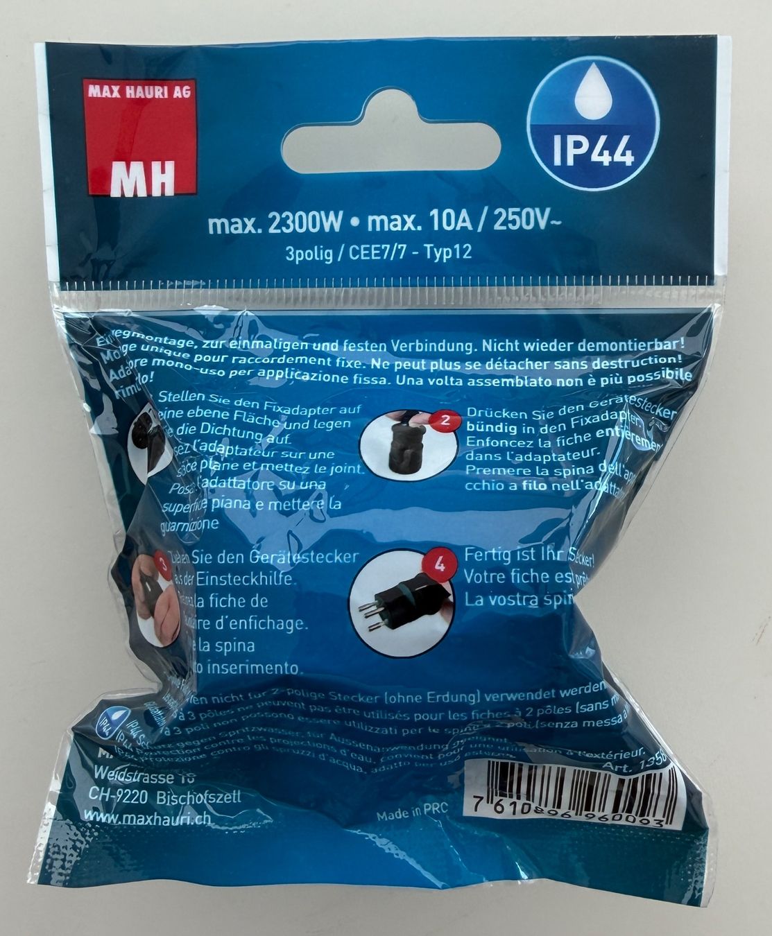 Laufwerke & Adapter: Fixadapter Typ 12 / Schuko CEE 7/7, schwarz, 18 Pack à 5 Stk – Neu und originalverpackt aus Stans von Z-Scrambler 2
