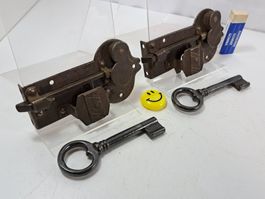 2 Möbel Schlösser mit Schlüssel, DM5.5cm, DLS (LOT3061#MBS3)