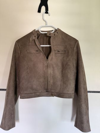 Veste courte en suédine taille M - Style motard