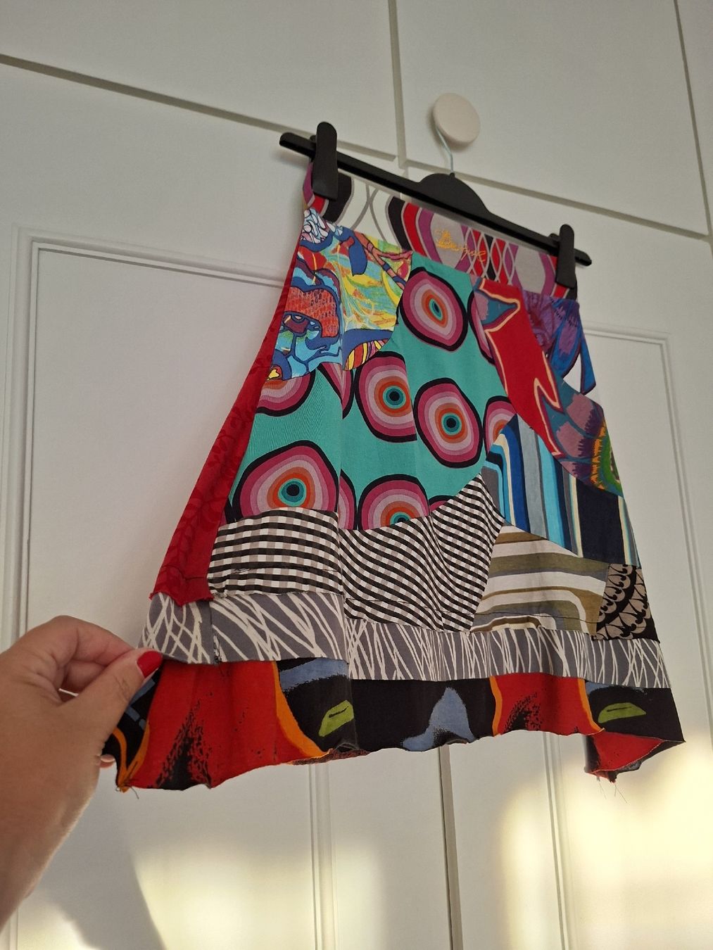Desigual Jupes: Jupe Desigual patchwork asymétrique taille S – D'occasion à Lutry par Sim_Sta 2