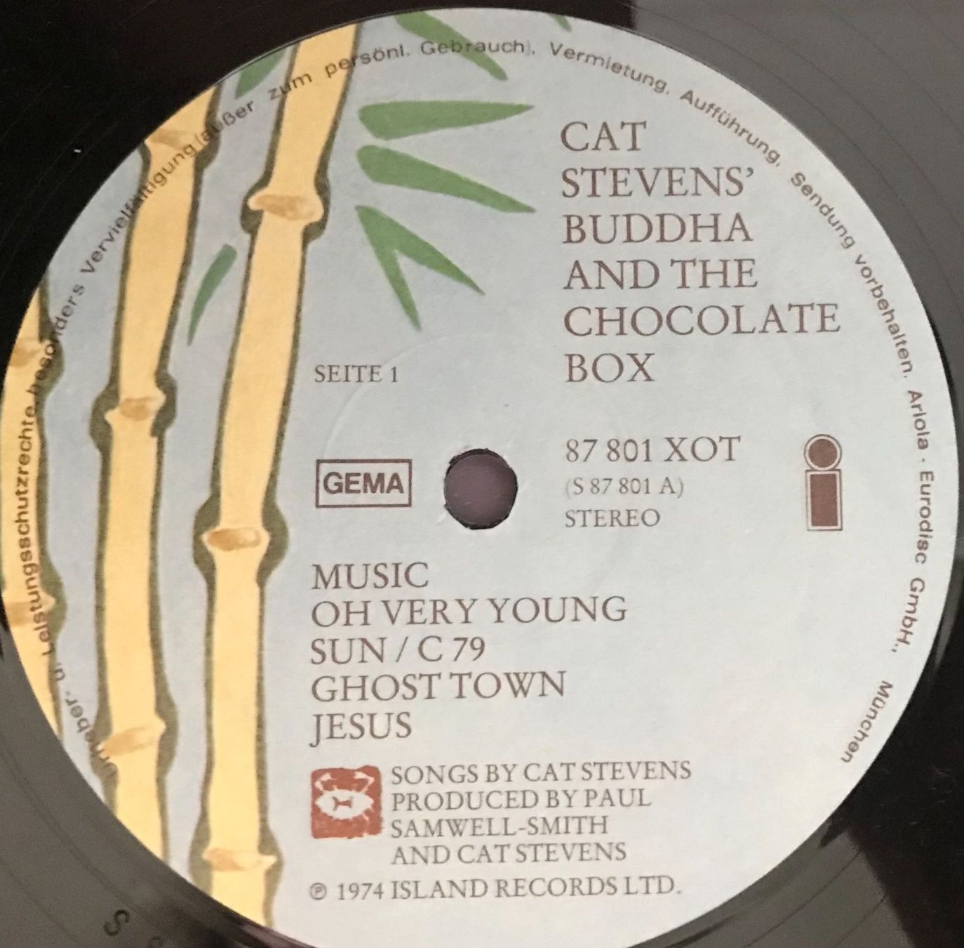 Dischi in vinile: CAT STEVENS - BUDDHA AND THE CHOCOLATE BOX - 33 Tours – Usato da Bussigny venduto da vinyl-pas-cher 3