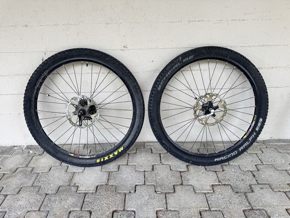Fahrrad Laufräder 26 Zoll Shimano Deore XT Disc (Gebraucht) in ...