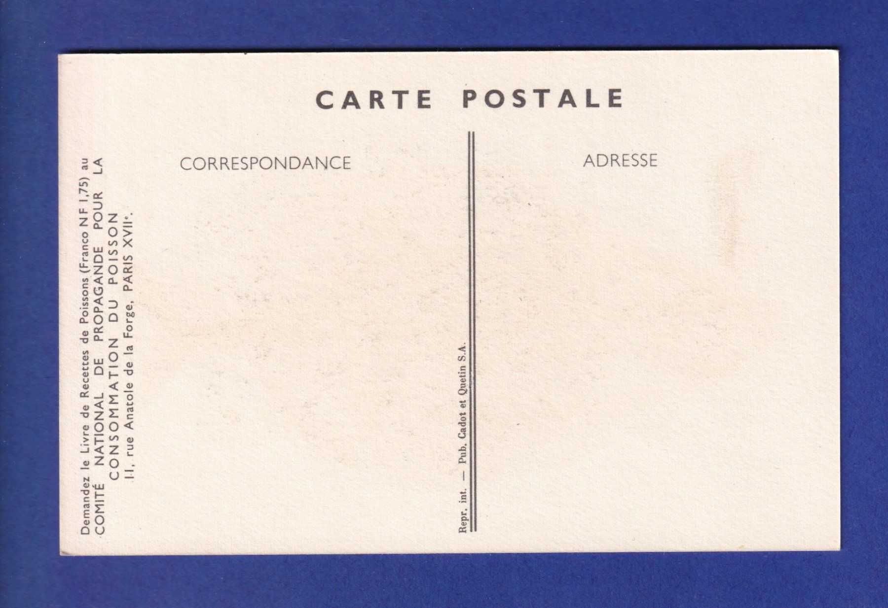 Cartoline postali: Poisson - CARRELET – Usato da Pully venduto da nicecards-shop 1