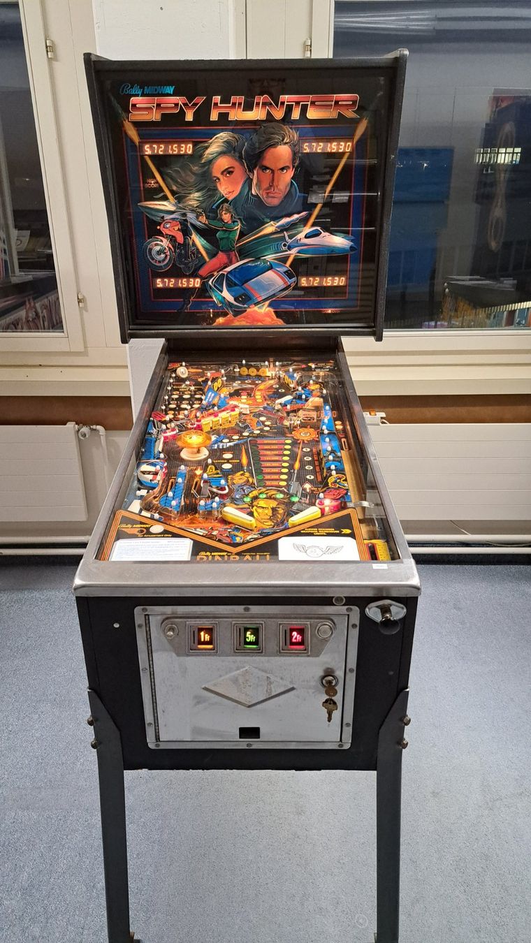 Flipper: Flipperkasten "Spy Hunter" von Bally - revidiert – Usato da Wil venduto da meinflipper 1