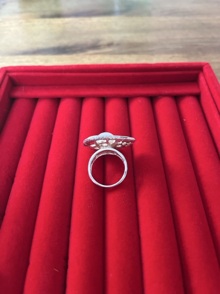 Bagues: Silberner Ring mit Perle  – D'occasion à Dietikon par Ute7092 3