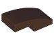 Lego Dark Brown Slope, Curved 2 x 1 x 2/3 40 Stück