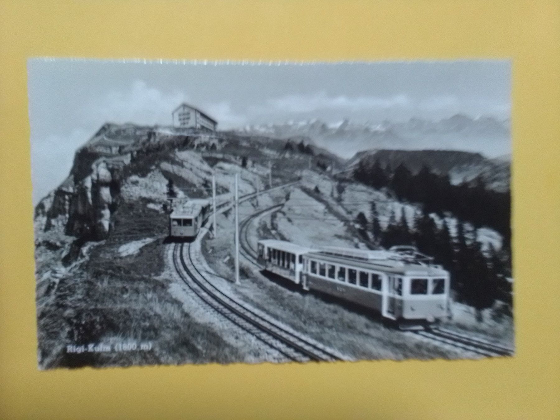 Cartes postales: Rigi Kulm Eisenbahn s/w Karte – D'occasion à Küttigen par Melisch1000