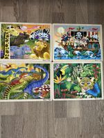 Lot de 4 puzzles en bois