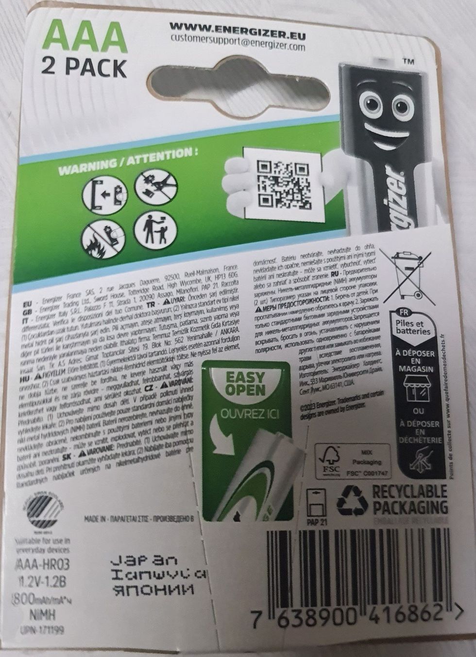 Batterie: 24 Stk. Energizer Rechargeable Extreme AAA Batterien – Nuovo e nell'imballaggio originale da Uerkheim venduto da Kaufoption 4