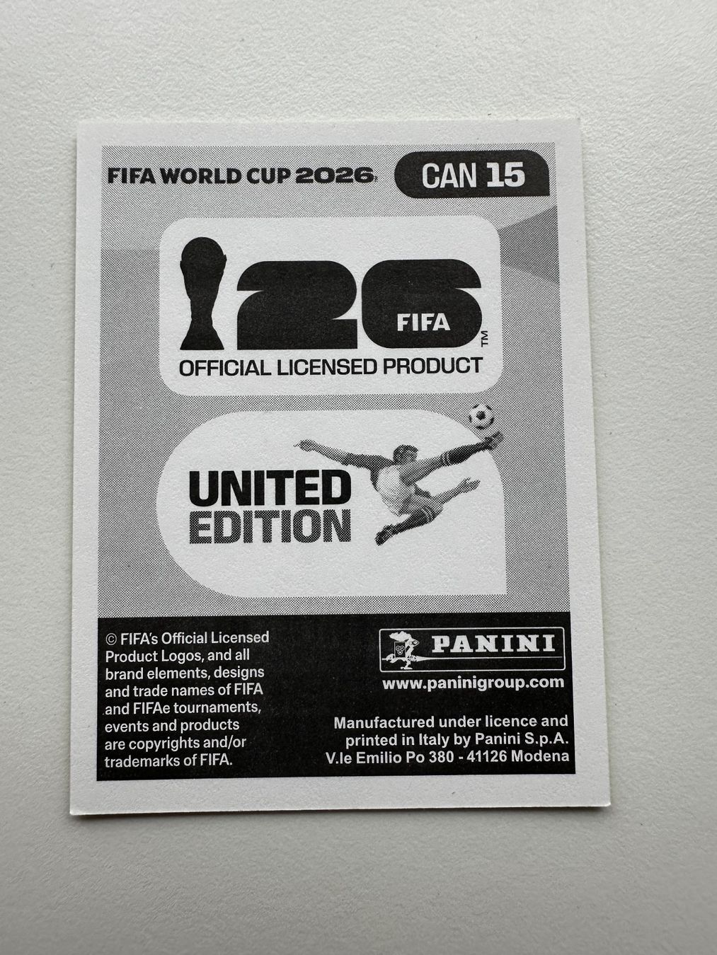 Panini Sammelbilder & Trading cards: Mathieu Choiniere Panini Sticker 2026 WM CAN 15 – Neu (gemäss Beschreibung) aus Zürich von karsumpel11 1