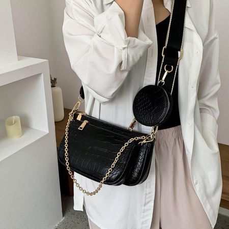 Umhängetasche 4tlg Kunstleder Neu