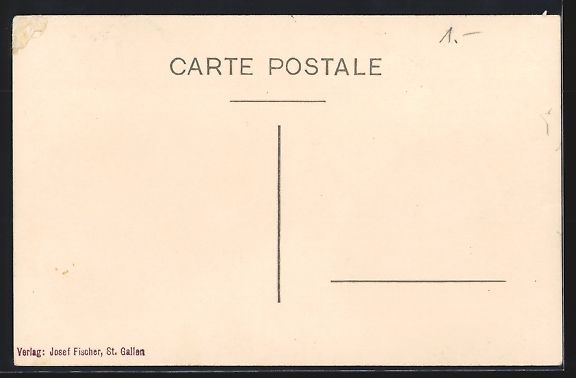 Cartes postales: Rehetobel, Totalansicht mit Säntiskette – D'occasion à Berlin par bartko-reher 1