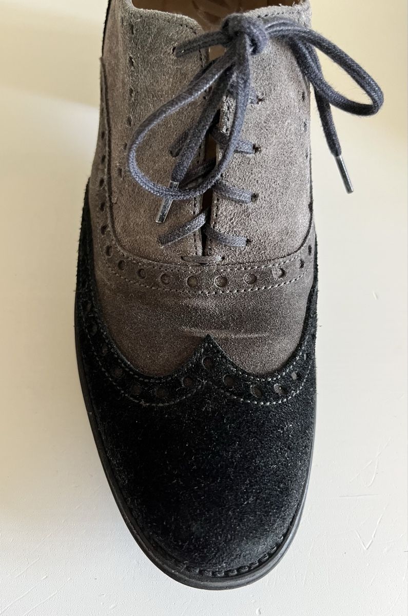 Scarpe da donna: Pertini Schuhe Wildleder Grau Schwarz Grösse 38 – Usato da Winterthur venduto da Mahonyy 3