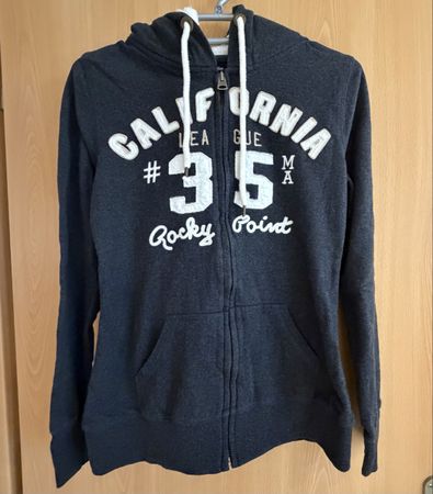 Chicoree Kapuzenjacke Gr. XS, Grau, California Style, Top!