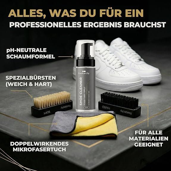 Altro in  Abbigliamento & Accessori: Sneaker Reiniger Set 150 ml Schuhputzset 2 Bürsten – Nuovo e nell'imballaggio originale da Suhr venduto da SchnapperCH 2