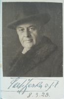 Carl Zeska (1862-1938) Schauspieler - Autogramm