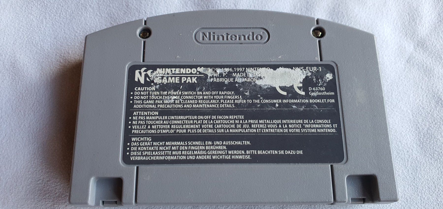 Nintendo Spiele: Goldeneye 007 Nintendo 64 – Gebraucht aus versoix von  1