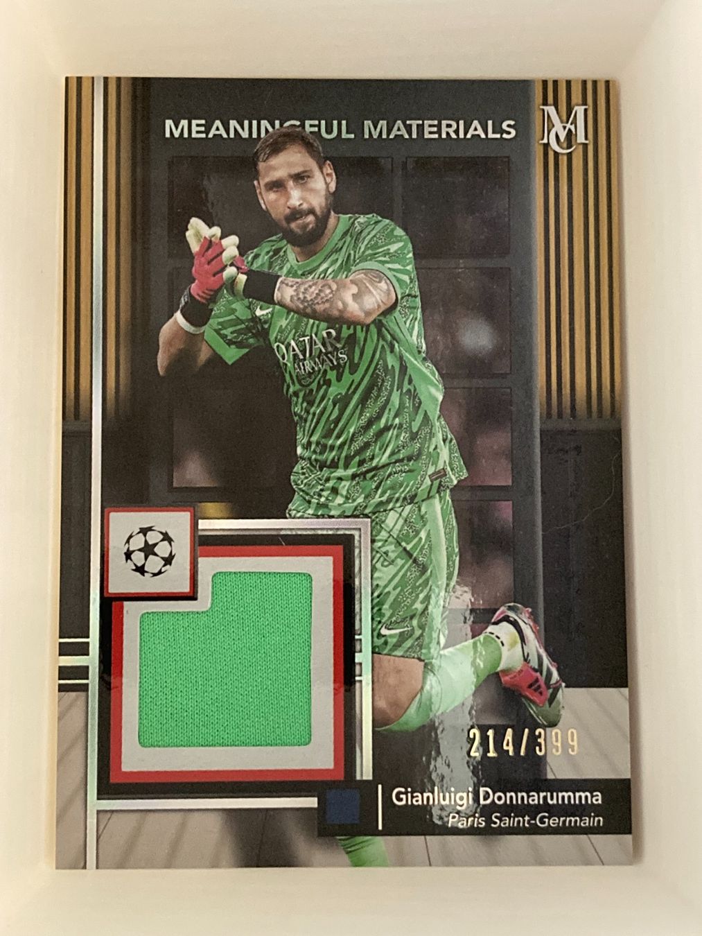 Topps Carte collezionabili: Topps Museum UEFA 24-25 - Gianluigi Donnarumma Patch /399 – Usato da La Tour-de-Peilz venduto da Tyalos_Cards