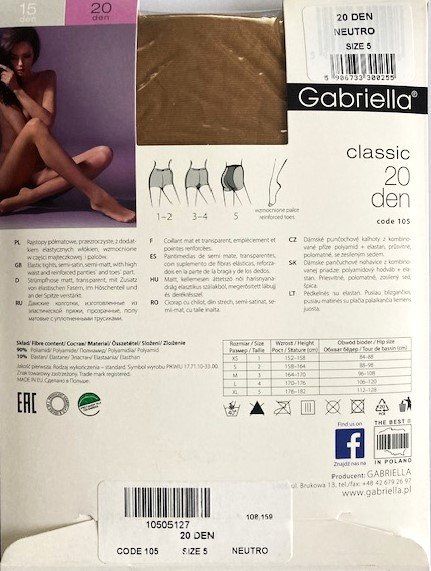 Calze & Collant: Strumpfhose Gabriella - classic – Nuovo e nell'imballaggio originale da Menziken venduto da chianti10 1