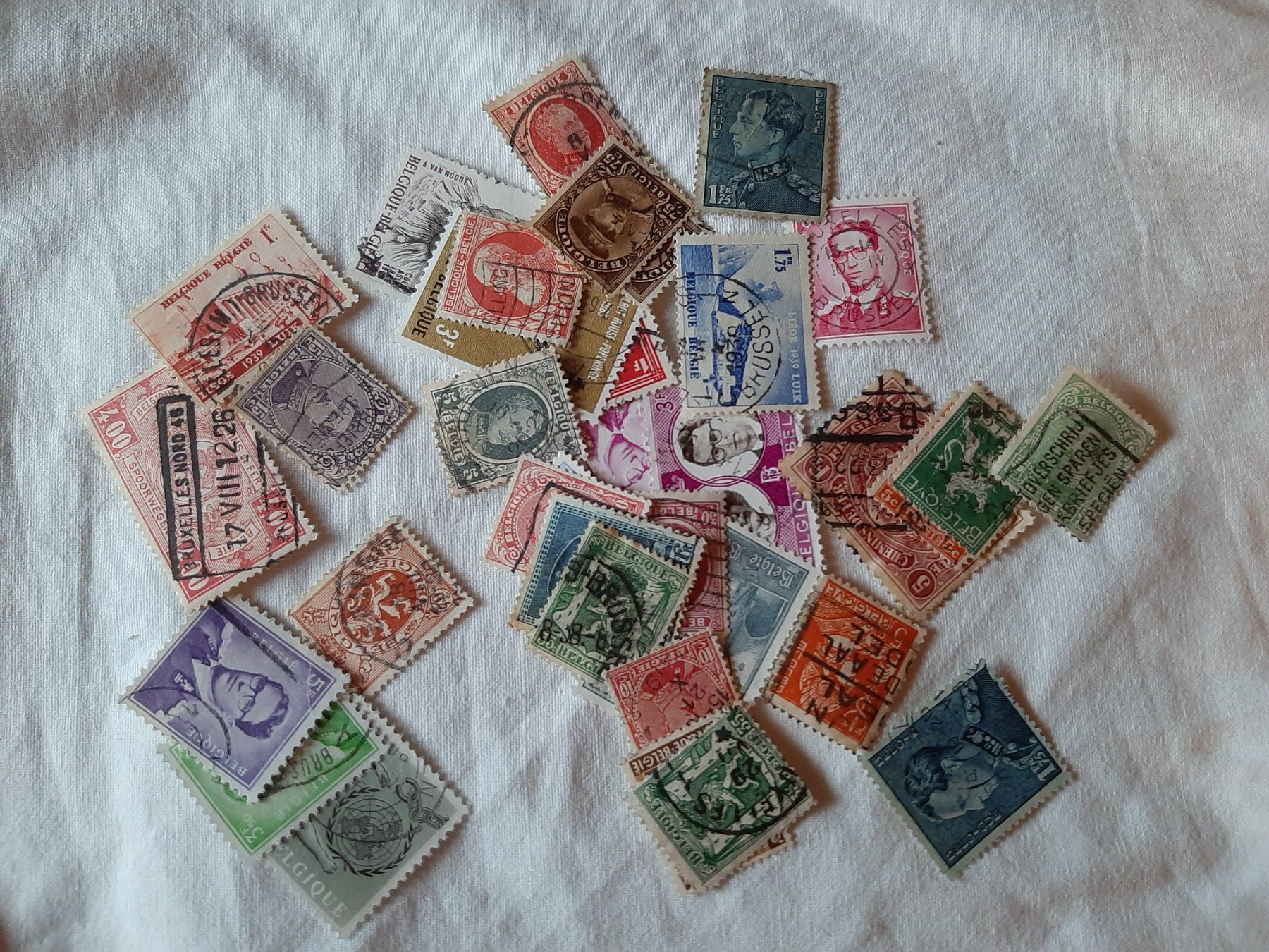 Tutti i francobolli: Briefmarken BELGIEN – Usato da Wilderswil venduto da SFSw 1