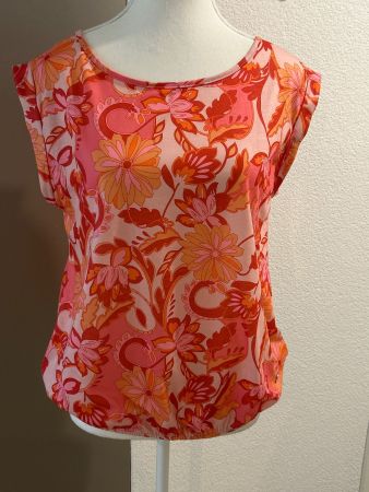 Damen kurzarm Shirt bunt Gr. L