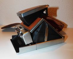 Neue Fundschätze Design 70er Polaroid SX70 Land Camera