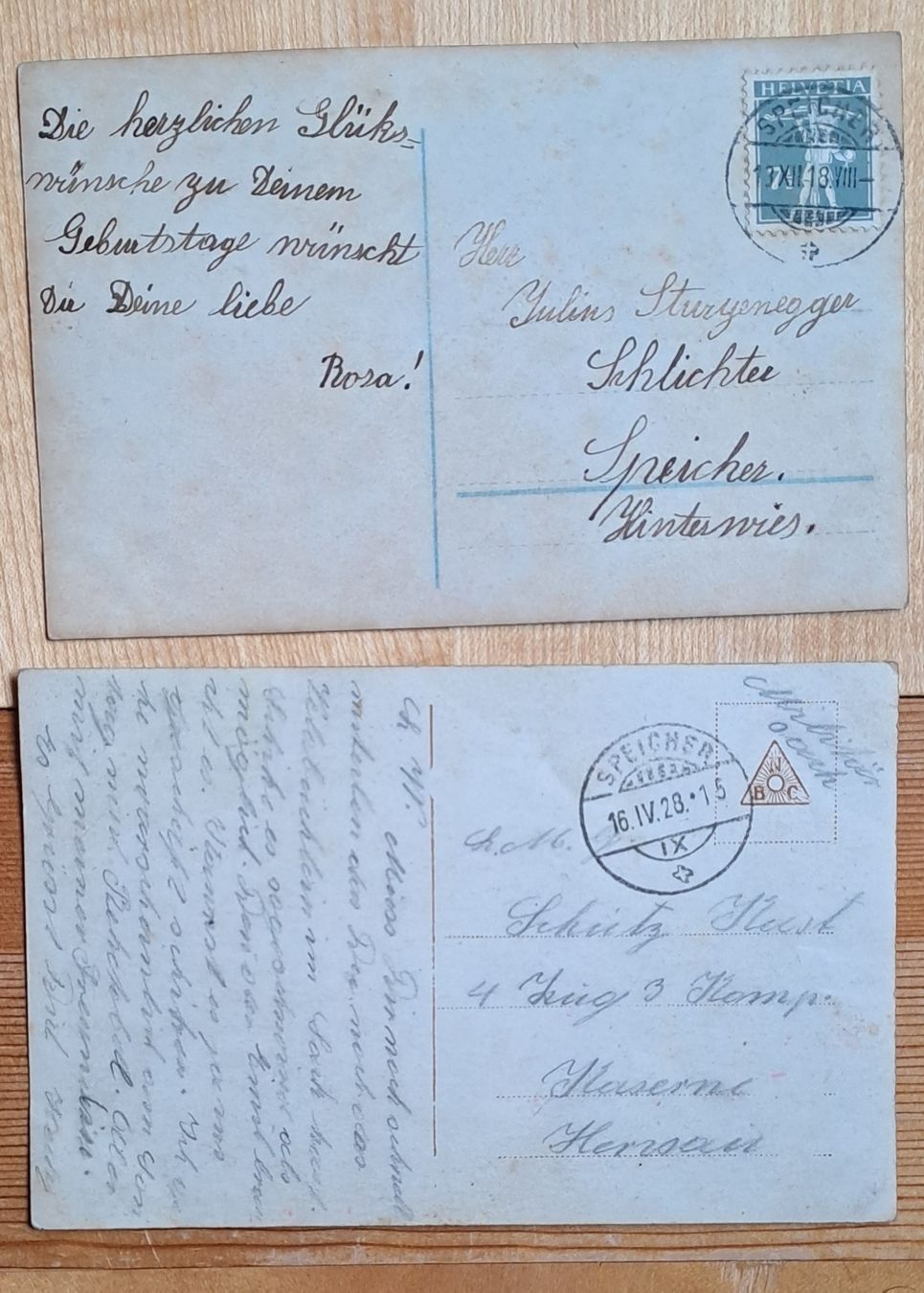 Cartes postales: 12 antike nostalgische Kitschkarten, Kinder, Christusbilder – D'occasion à Trogen par Limboo 6