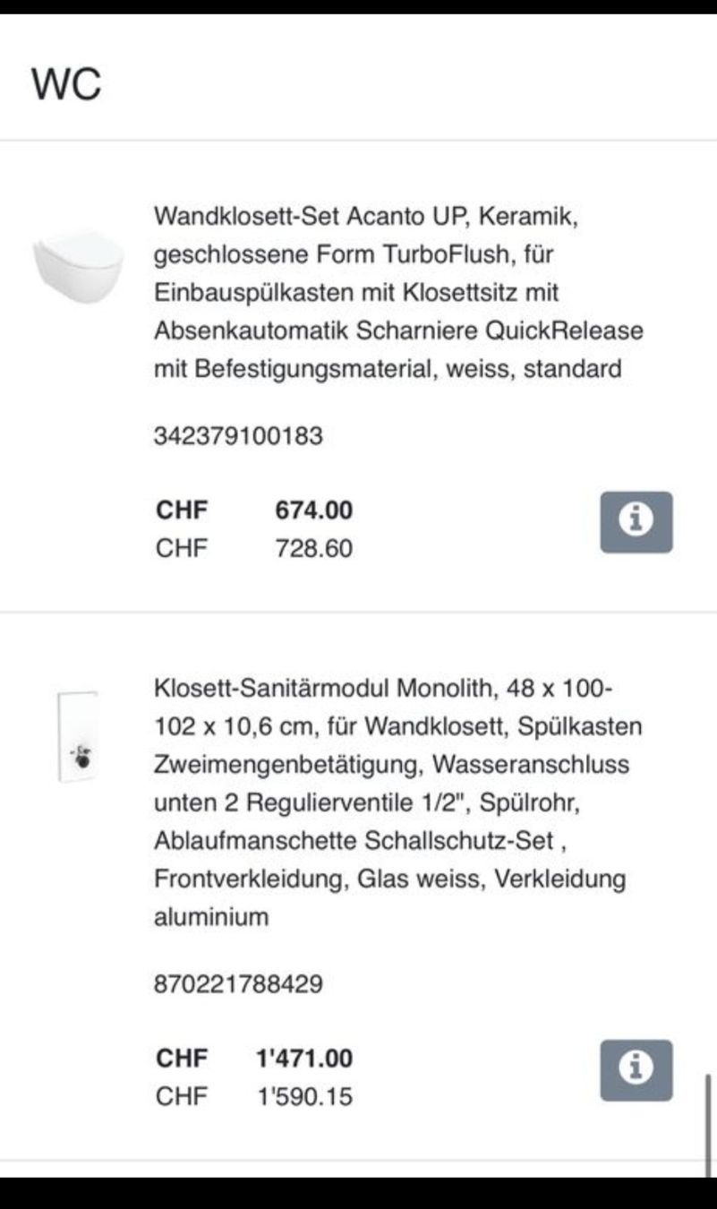 Geberit WC: Geberit Monolith + Stand WC, neuwertig – Nuovo (secondo la descrizione) da Wangs venduto da Cicco0 2