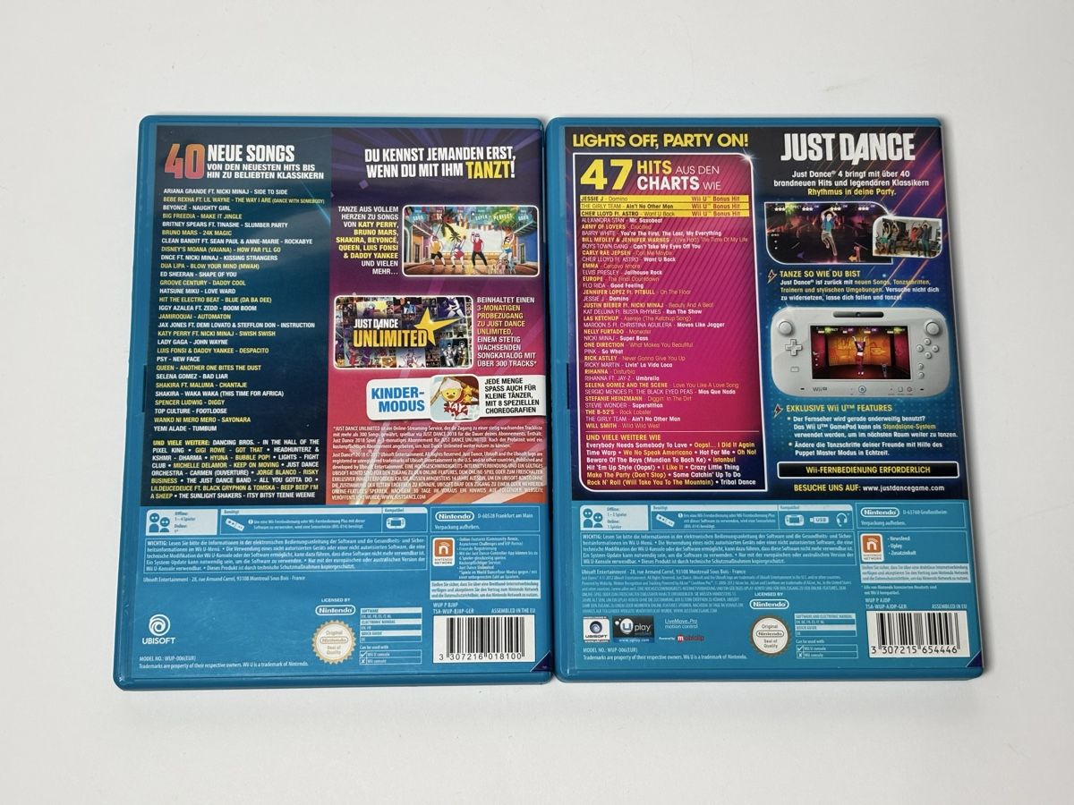 Spiele: Just Dance 2018 e 4 per Nintendo Wii U, 2 giochi – Gebraucht aus Gordola von kar_gy5g 1