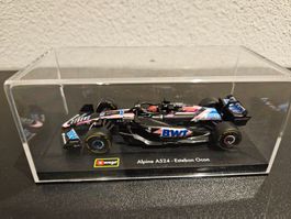 Neu - Bburago - Alpine A524 Modell 1/43 - Esteban Ocon