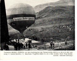 Ballonpostkarte