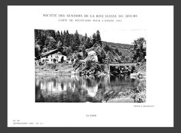 Carte sociétaire Rive Suisse du Doubs 1962 comme neuve