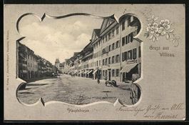Willisau, Hauptstrasse mit Turm, Ornamen